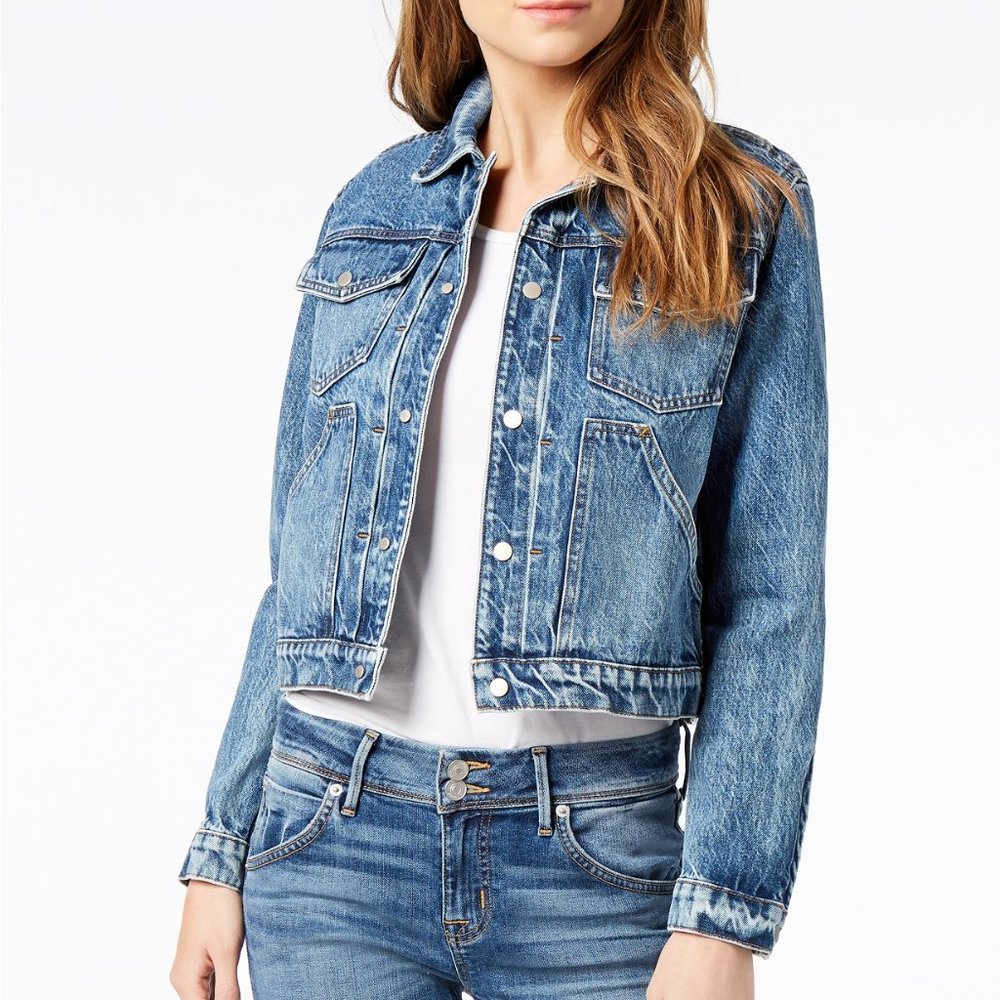 Hudson Jeans Women's Denim Trucker Jacket NWT